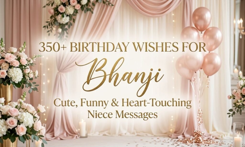 350+ Birthday Wishes for Bhanji — Cute, Funny & Heart-Touching Niece Messages