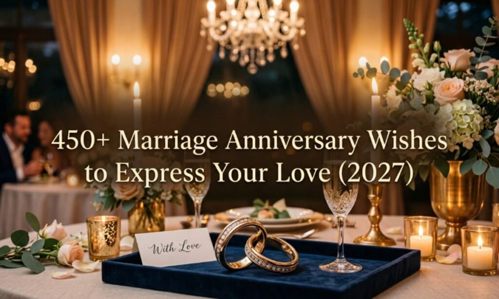 450+ Marriage Anniversary Wishes to Express Your Love (2027)