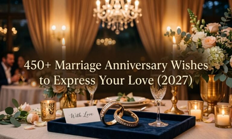 450+ Marriage Anniversary Wishes to Express Your Love (2027)