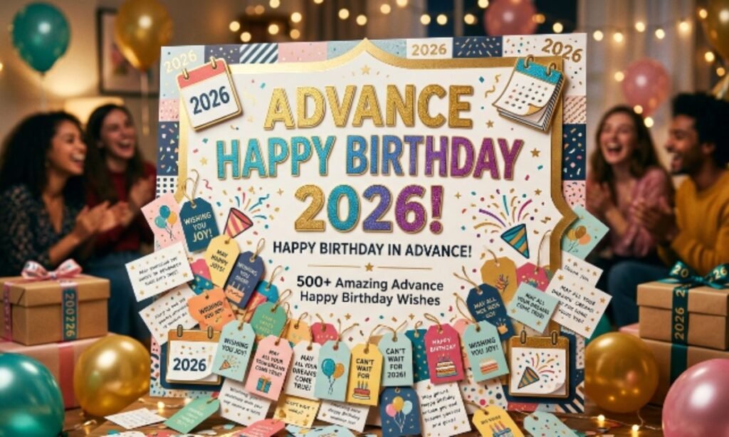 500+ Amazing Advance Happy Birthday Wishes 2026 — Happy Birthday in Advance! 