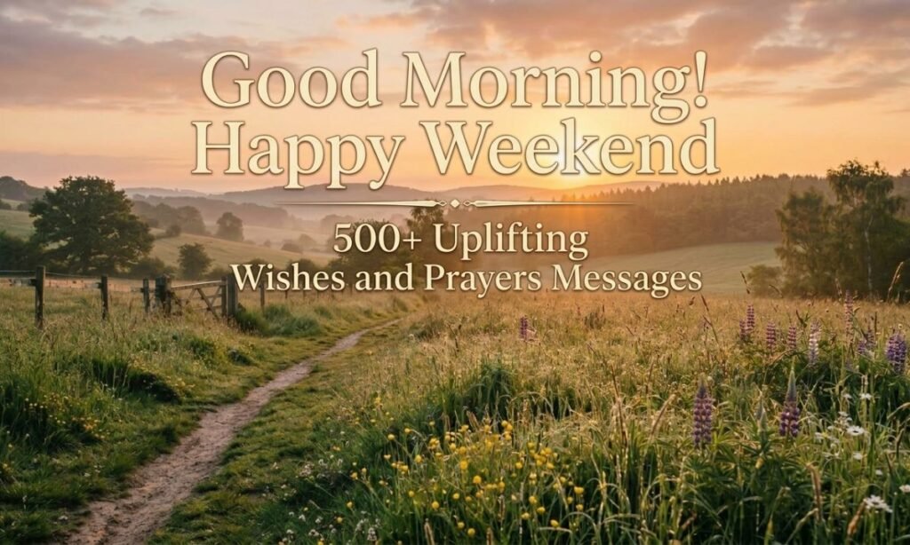 500+ Uplifting Good Morning Happy Weekend Wishes And Prayers Messages