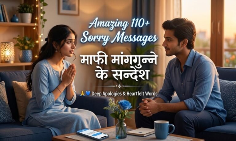 Amazing 110+ Sorry Messages — Maafi Maangne Ke Sandesh 🙏💙