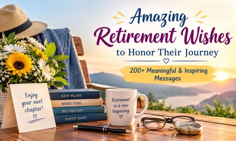 Amazing Retirement Wishes to Honor Their Journey | 200+ Meaningful & Inspiring Messages 