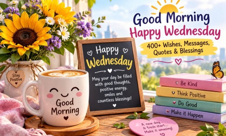 Good Morning Happy Wednesday 400+ Wishes, Messages, Quotes & Blessings