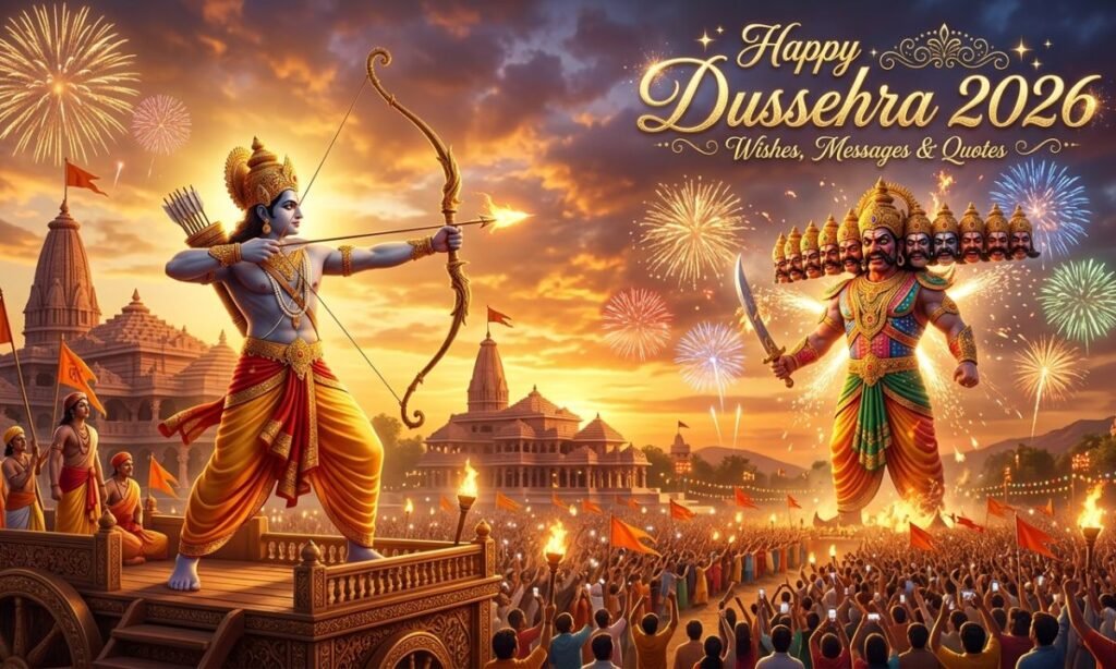 Happy Dussehra 2026 Wishes Best Messages & Quotes