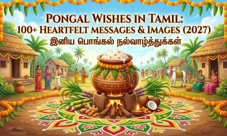 Pongal Wishes In Tamil 100+ Heartfelt Messages & Images (2027)