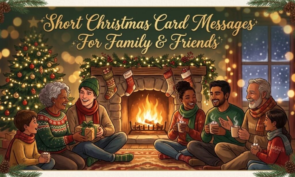 Short Christmas Card Messages For Family & Friends (100+ Ideas)