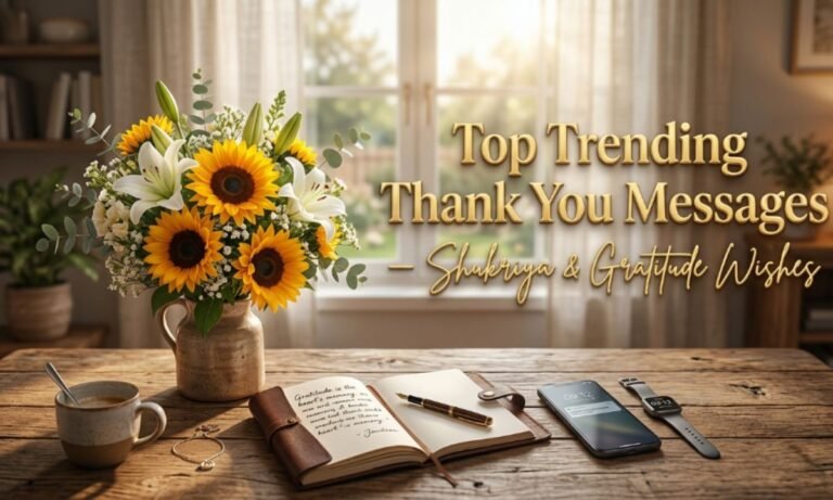 Top Trending Thank You Messages — Shukriya & Gratitude Wishes 🙏💛
