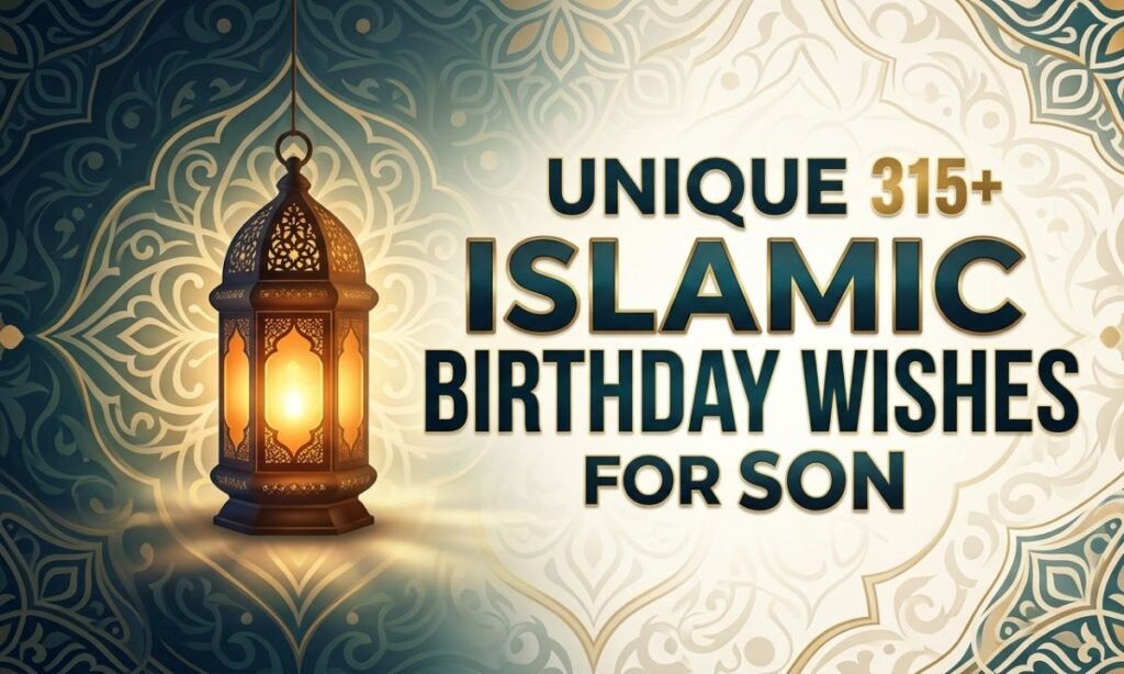 UNIQUE 315+ ISLAMIC BIRTHDAY WISHES FOR SON