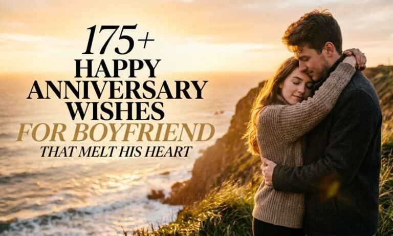 175+ Anniversary Wishes For Boyfriend That Melt His Heart