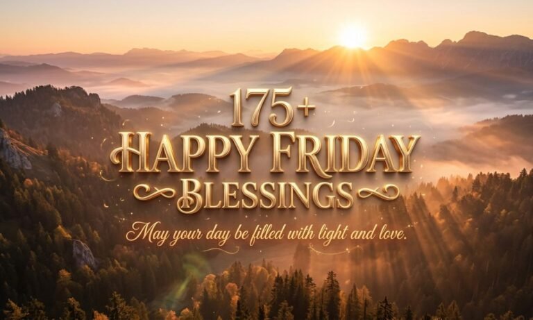 175+ Happy Friday Blessings Quotes, Prayers & Beautiful Images to Share