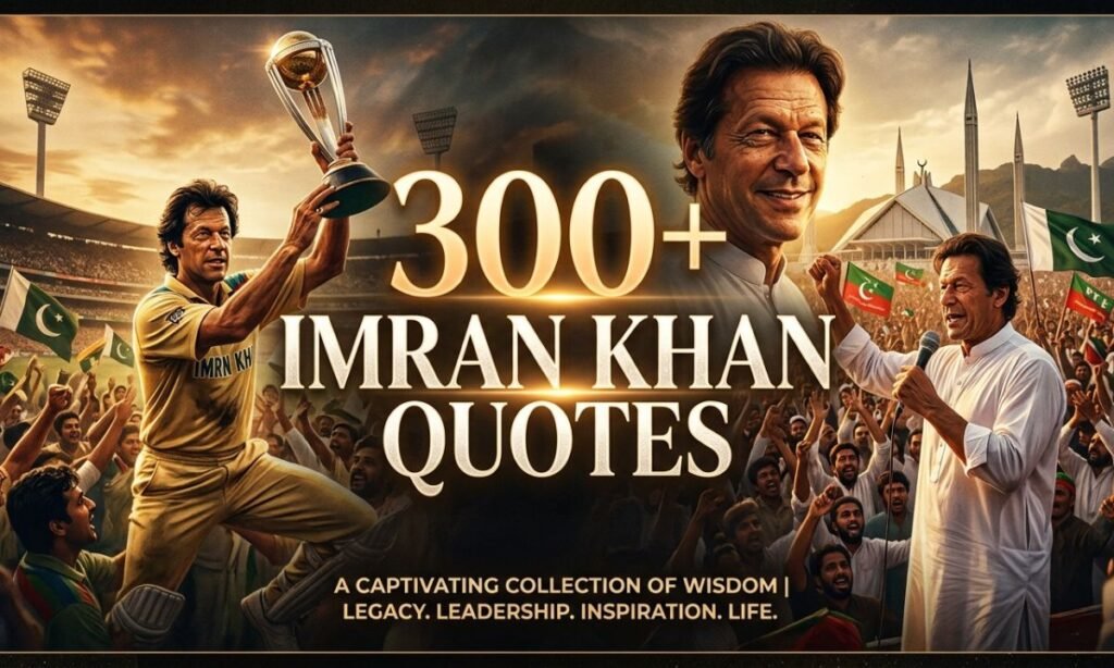 300+ Imran Khan Quotes Best Lines, Captions, Poetry & Birthday Wishes